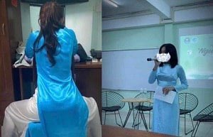O professor lascivo Thanh Thao causou uma profunda impressão no coração do aluno