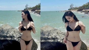 Linda irmã Dao Vy mostra suas lindas borboletas brancas