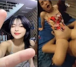 A linda garota lambeu a língua do pênis da área genital, fazendo com que seu irmão use tecidos para varrer seu rosto com suor