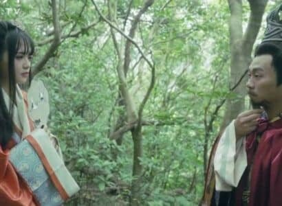 Forçaram as meninas na floresta