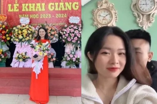 NHU Quynh se espalha com seu amante durante uma noite chocante